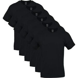 Gildan Platinum Mens Crew Neck T Shirts Pack Soft Cotton Moisture Wicking Unders